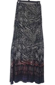 TART LONG FLOWING BEACH SUMMERTIME MAXI SKIRT UNIQUE PRINT BOHO WOMENS MEDIUM