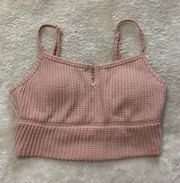 🌸Gilly Hicks pink waffle bralette