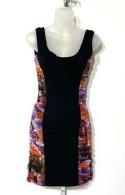 Minkpink Women's Ruched Bodycon Sleeveless Dress Multicolor Size Small NWT