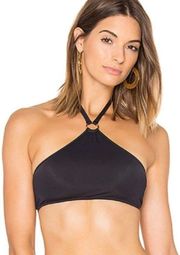 Rachel Pally black high neck bikini top. NWT