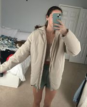 Amazon Brown Puffer Hooded Jacket