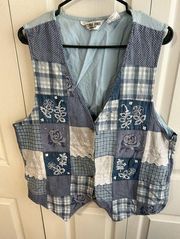 Vintage  Woman Patchwork Vest size 20W