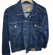 Vintage Guess long sleeve blue denim cowboy western jean jacket Ladies Large