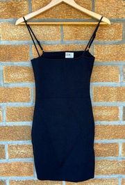 SEEK the Label Black Bodycon Mini Dress small