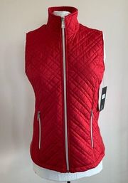 Black Rivet Quilted Vest