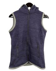 Kuhl Purple Alska Full Zip Hooded Vest Jacket Women Size Small