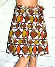 BCBGMaxazria Brown Olive Skirt 0