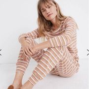 Madewell Honeycomb Pajama
Sweatpants in Kasson
Stripe size small set