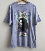 Purple Tie-Dye Bob Marley & The Wailers Short Sleeve Graphic Tee