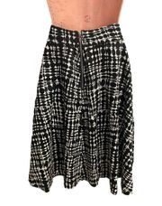 Women’s Pollyanna Skater Poodle Skirt Black & White Size 8