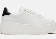 Steven Madden White Platform Sneakers