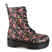 NWT UNIONBAY Kiwi Platform Boot Combat Floral UNIONBAY