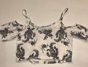 Charlotte Russe Floral crop top