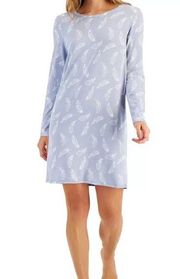 Charter Club Women's Butter Soft Sleepshirt in Blue Feather   Size XS NWT