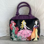 Parks Princess satchel bag black purple  Ariel Aurora Snow White