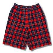 Vintage Authentic Pendleton Tartan Wool Shorts Size 12