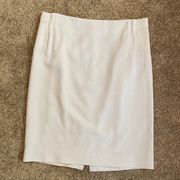 BCBGMaxAzria|| light pearl grey lined pencil skirt