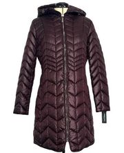 Kenneth Cole New York Hood Quilted Puffer Coat S/P