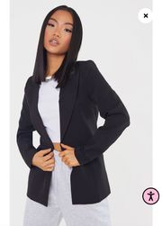 Black Singe Breasted Blazer