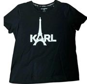 Karl Lagerfeld Short Sleeve T Shirt Size Large
