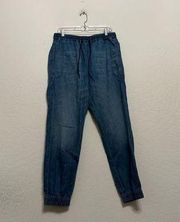 J. Brand Size L Hamilton Jogger Distressed Destroyed Denim