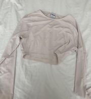 Cropped Long Sleeve Top