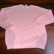 Nublend Classic Pink Fleece Crewneck Sweatshirt 3X