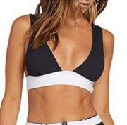 Volcom Simply Rib Halter Bikini Top Size Large NWT $75