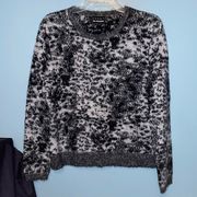 The Kooples Sport Mohair and Wool Blend Crew Neck Sweater Size Medium