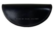 Marc By Marc Jacobs Black leather sunglasses case