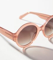 Quay Chill Pill Sunglasses - Milky Pink Brown