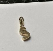 Signed Vera Bradley Costume Jewelry Charm - Letter / Initial S