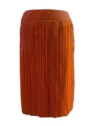 Evan Picone Orange Striped Wrap Around Skirt Size 16