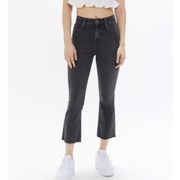 Urban Outfitters UO BDG Gray Kick Flare High Rise Cropped Jeans - 28