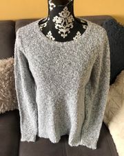 DAVID BITTON White & Black Knit Sweater L