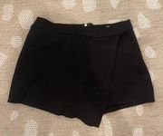 Charlotte Russe Asymmetrical Black Skort