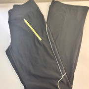 Nike Dri-Fit Moto Leggings/Flare Black Gold‎ Pants Size XS