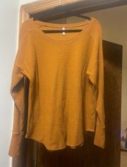 Waffle Knit Top 