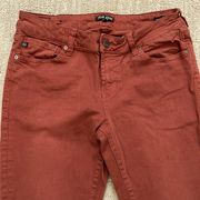 Dear John Joyrich rust comfort skinny jeans Sz 28