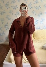 Rust Color Romper