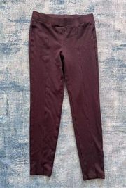 Style & Co. Brown Seamed Casual Pants Leggings Women's Medium