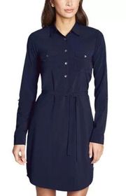 Navy Athletic Shirt Dress