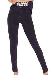 Nasty Gal Keep Me Close High Waisted Skinny Jeans