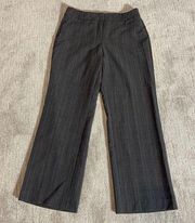 Roz & Ali Dressbarn Professional Elite Dress Pants Plaid Gray Maroon Women's 10P