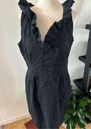 Dressbarn black size 12 cotton dress