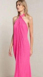 A.L.C. Twist Halter Neck Rio gown size 8 $695 retail - pre-loved