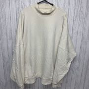 Womens Size 3 (L) The Group Babaton Mock neck Sweatshirt EUC