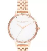 Olivia Burton Women's Rainbow Watch in Rose Gold-Tone