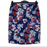 Jcrew Floral Print Skirt(Size 2)