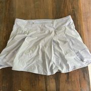 Lululemon run pace rival skirt white size 6